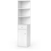 Vicco Eckregal Larry 30 x 135.5 cm mit Tür