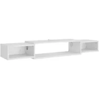 Vicco Nordic TV-Schrank Lowboard 139,7 x 20,3 cm Weiß