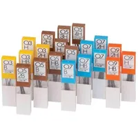 Tombow Feinminen-Bleistiftminen schwarz H 0,5 mm, 12 St.