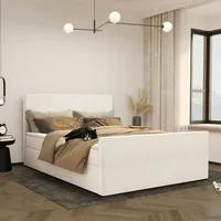 Kaiser möbel Modern Boxspringbett mit bettkasten und topper 140x200