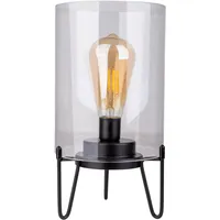 NÄVE LED-Batterieleuchte Lonna Schwarz Ø 15 cm x 28,5