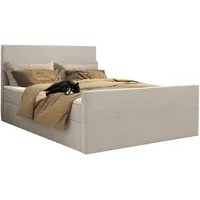Kaiser Möbel Boxspringbett mit bettkasten und topper VIESTA stoff