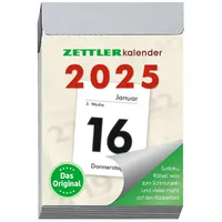 Zettler Abreißkalender ZETTLER Tagesblock Nr 1 Abreißblock 2025 4,1x5,9cm