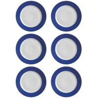 Ritzenhoff & Breker Doppio Speiseteller 6er Set Indigo Blau