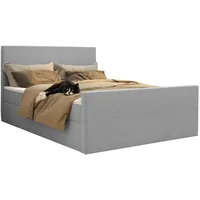 Kaiser Möbel Boxspringbett mit bettkasten und topper VIESTA stoff