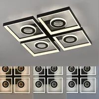 Paul Neuhaus LED-Deckenleuchte Traforo Alu, Eisen, Stahl & Metall