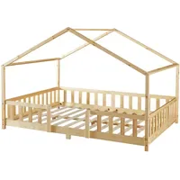 [en.casa] Kinderbett Treviolo 120 x 200 cm Kiefer naturbelassen