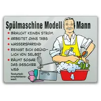 Speecheese Schneidebrett Hausmann Schneidebrett aus Glas Glas mit Spruch