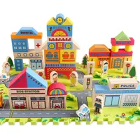 COFI 1453 114-teiliges Spielset aus Schaumstoffbausteinen für die frühe
