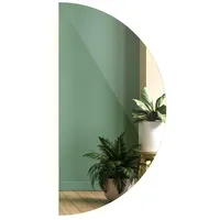 Tulup Led, Blaugrau, Glas, 50x100x2.4 cm, Spiegel, Wandspiegel