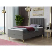 Sofnet Boxbett Gold Mini (mit Bettkasten, Bonell-Matratze und Topper),