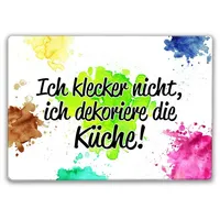 Speecheese Farbflecken Schneidebrett Ich klecker nicht ich dekoriere die