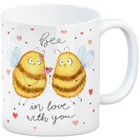 Speecheese Pummel Biene Kaffeetasse 0,3 l Mehrfarbig