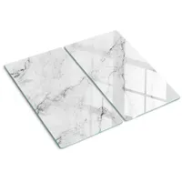 Tulup - Glasschneideplatten - Schneidebrett aus Glas - Herdabdeckplatten