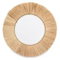 Gift Decor Wandspiegel RI-6064 Braun 79 x 79 x