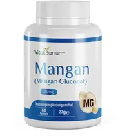 Vitasanum VitaSanum®- Mangan (Mangan Gluconat) 25 mg 60 St
