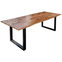 Ab:stil.art.moebel DORA 300 x 77 x 100 cm naturfarben/schwarz