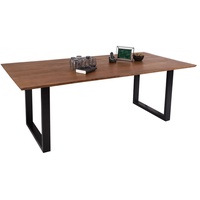 Sam möbel gmbh Esstisch 200x100 cm Akazie massiv nussbaumfarben