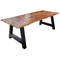 Ab:stil.art.moebel DORA 280 x 77 x 100 cm naturfarben/schwarz