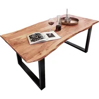 Sam Esstisch Baumkante massiv Akazie natur 260 x 100