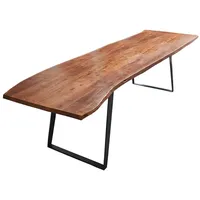Sam möbel gmbh Esstisch Baumkante Akazie nussbaum 300x100 schwarz
