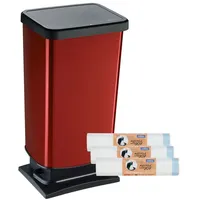 Rotho Mülleimer Paso Set Mülleimer 40 l mit 3x