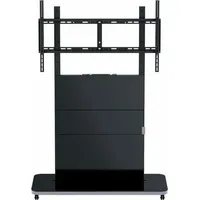 Hagor Rollwagen 900x600mm schwarz 80kg/75-98", Digital Signage Zubehör, Schwarz
