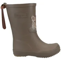 Bisgaard Unisex Kinder Basic Rubber Rain Boot, Brown Jaguar,