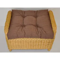 Rattani Premium Qualität - Polster/Kissen/Ersatzpolster für Rattan Ohrensessel/Rattansessel, Hockerkissen,