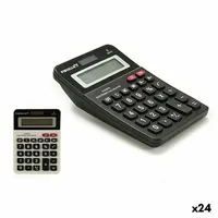 Pincello Taschenrechner Pincello CN5691 Schwarz Solar Mittel [24 Stück]