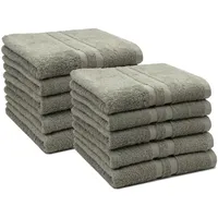 ZOLLNER Handtuchset 10-tlg. taupe
