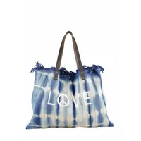 COLLEZIONE ALESSANDRO Schultertasche " Love " in jeans |