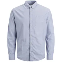 JACK & JONES Oxford Langarmhemd Cashmere Blue / Slim