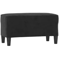 VidaXL Sitzbank Schwarz 70x35x41 cm Samt