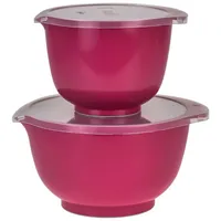 Rosti Rührschüssel Set 2tlg. mit Deckel, Margrethe dunkel pink