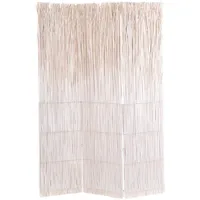 DESIGN DELIGHTS Raumteiler, weiß Naturmaterialien, 120x160x3 cm, Wohnzimmer, Raumteiler