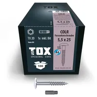 TOX Fassadenschrauben COLR 5,5 x 25 mm, Schrauben für