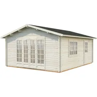 Palmako Gartenhaus Irene 23,9 m2 - 44 mm Transparent