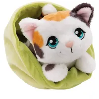 NICI Little Paws Gefleckte Katze gefleckt im Körbchen 61332