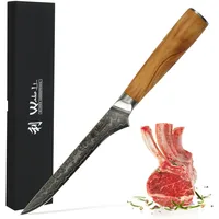 Wakoli Damast Filetiermesser und Ausbeinmesser I 14cm Klinge I