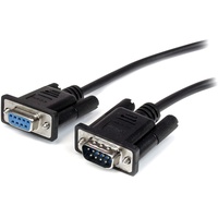 Startech StarTech.com 2 m schwarzes Seriell Straight-Through DB9 RS232-Kabel