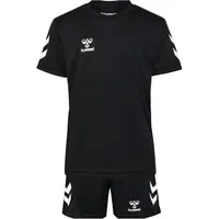 Hummel hmlLOGO Sport-Set Trikot+Shorts Kinder 2001 black 140