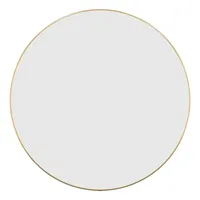 Furnicato Wandspiegel Golden Ø 60 cm Rund