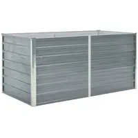 Furnicato Hochbeet 160 x 80 x 77 cm Grau