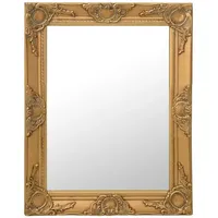 Furnicato Wandspiegel im Barock-Stil 50x60 cm Golden (1-St) goldfarben