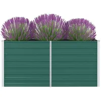 Furnicato Hochbeet 160 x 80 x 77 cm Verzinkter