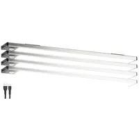 Lunartec 4er-Set Akku-LED-Lichtleiste, Licht- & Bewegungssensor, tageslichtweiß