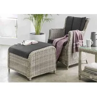 Destiny Balkonset LUNA CASA MERANO mit Beistelltisch 46x46x50cm, vintage