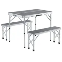 CASARIA CASARIA® Campingtisch mit Bänken Gartentisch Falttisch 120x60cm Klappbar