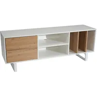Livetastic Lowboard weiß - LBH 150x40x55 cm